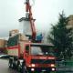 Novembre 2000 : camion-grue en action