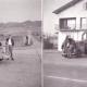 Un camion en réparation , vers 1965